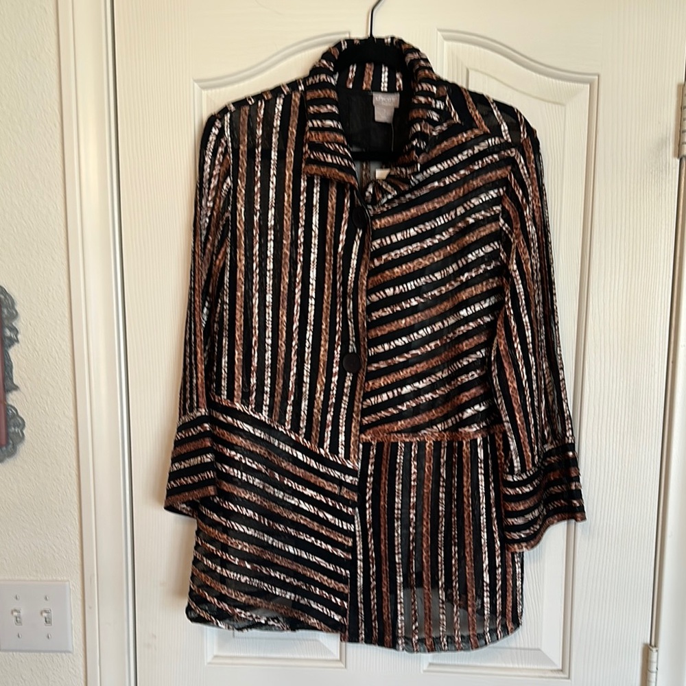 Chicos Travelers jacket blouse